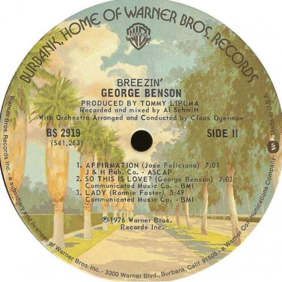 George Benson - Breezin' - 1976 I Plak Sesi